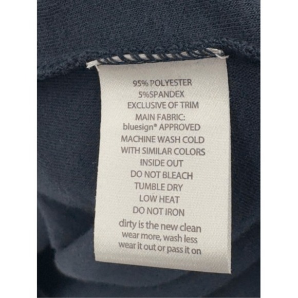 Toad & Co Dress Women Size Large Navy Blue Long Sleeve - Picture 9 of 12